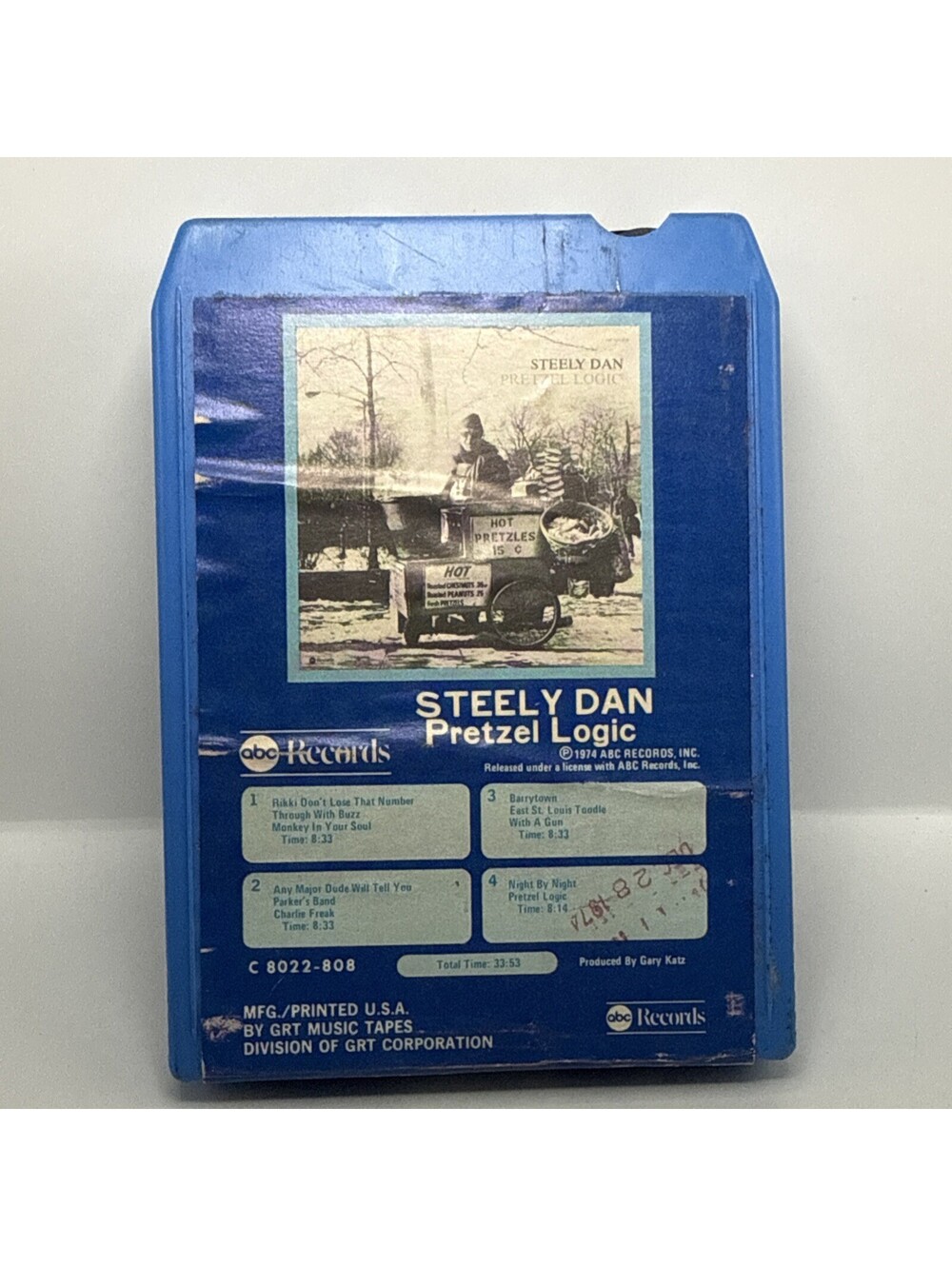 STEELY DAN – Pretzel Logic 1974 1st US 8-TR Tape EX Donald Fagen